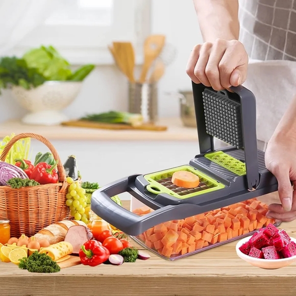 Vegetable Slicer for Kitchen Safe Vegetable Chopper Slicer - Picture 7 of 7